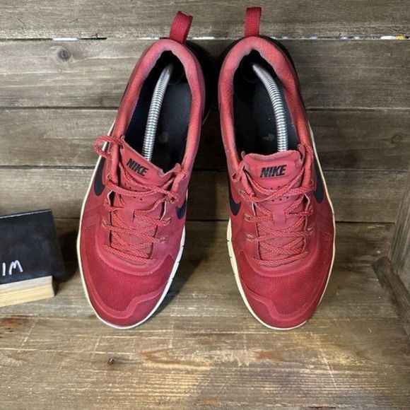 Mens Nike Metcon 1 Gym Red Weightlifting Training Shoes Sneakers Size 11 M GUC - Picture 3 of 8